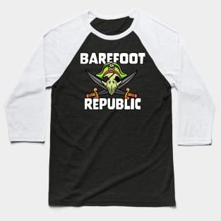 Barefoot Republic Logo Baseball T-Shirt